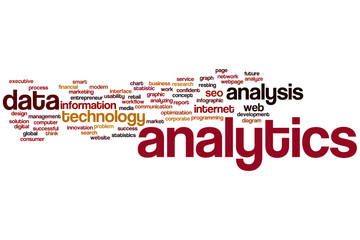 Analytics word cloud