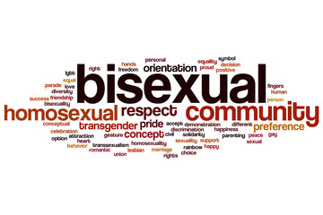 Bisexual word cloud