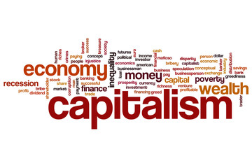Capitalism word cloud