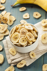 Homemade Dehydrated Banana Chips