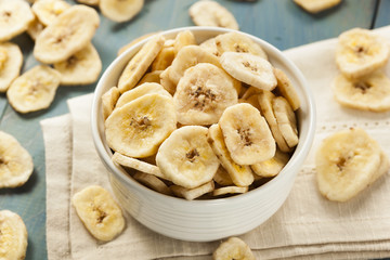 Homemade Dehydrated Banana Chips