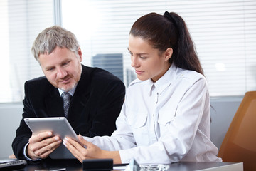 Fototapeta premium business people in the office