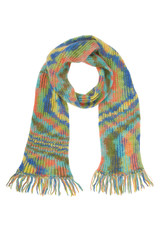 long  multicolored scarf