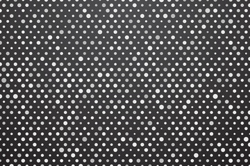 Black background with white polka dots