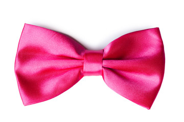 Pink bow tie