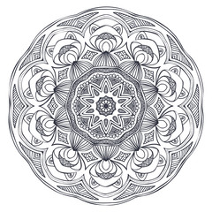 Mandala. Ethnic decorative elements.