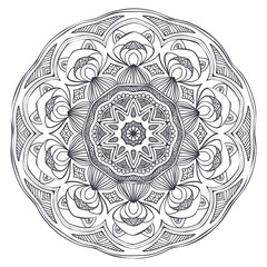 Mandala. Ethnic decorative elements.