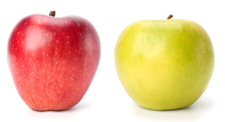 red apple isolated on white background