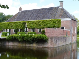 The borg Verhildersum a castle in Leens in Groningen © Frouwina Harmanna va