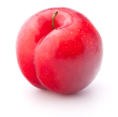 Sweet plum isolated on white background cutout