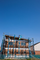Fototapeta premium 住宅建設現場