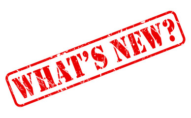 What's new red stamp text