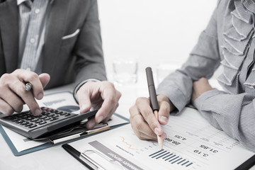 Business people discussing during a meeting