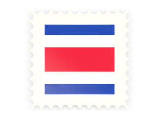 Postage stamp icon of costa rica