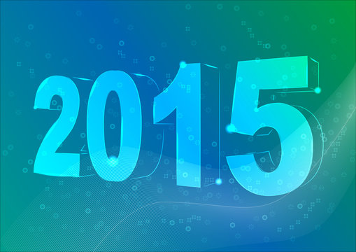 Новый 2015 год на фоне вьюги