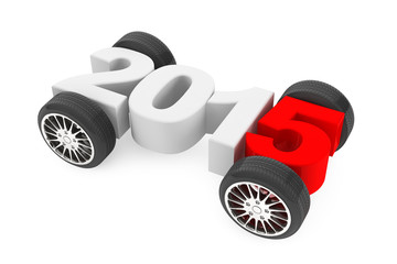 2015 concept with car wheels