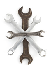 wrench tool on white