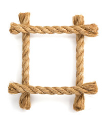 ship ropes on white