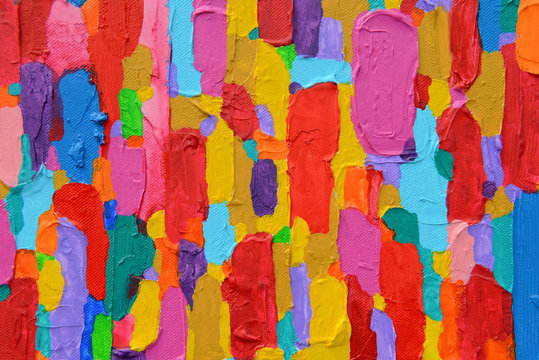 Texture, background and Colorful Image of an original Abstract P