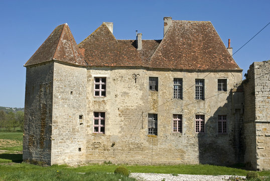 Chateau XIIe et XVe, Eguilly, 21, cote d'or