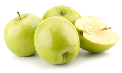 Green Apple isolated on white background