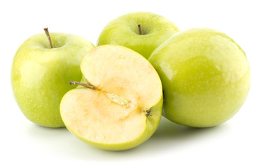 Green Apple isolated on white background