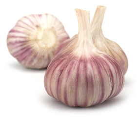 Garlic bulb isolated on white background