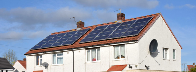 Domestic Roof Mounted Solar Panels