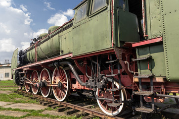 Plakat Old steam locomotive