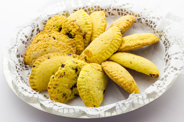 Ravioli stuffed with sweet jam