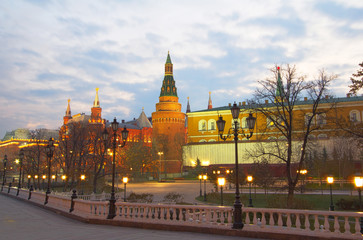 Obraz premium Москва. Утро у стен Кремля