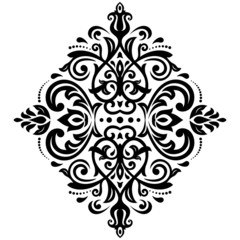 Damask Seamless Vector Pattern. Orient Background