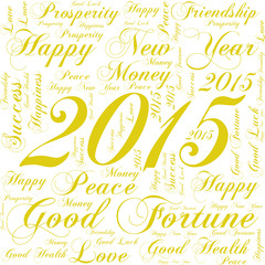 2015 happy  new year  