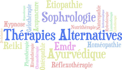 Fototapeta premium Thérapies alternatives, médecines douces 