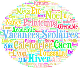 vacances scolaires zones et académies