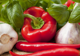 légumes frais ratatouille