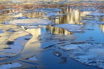 Reflection of the Moscow Kremlin