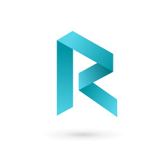 Letter R logo icon design template elements