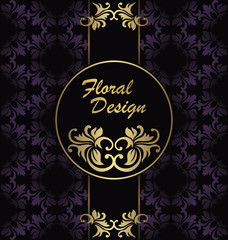 Obraz na płótnie Canvas Elegant invitation. Floral design