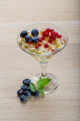 Jelly with berry