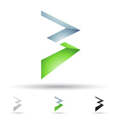 Abstract icon for letter B