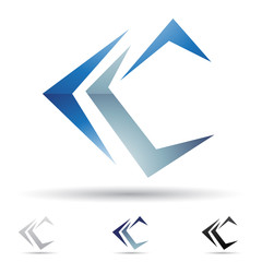 Abstract icon for letter C