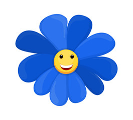 Happy Smiley Sunflower