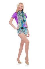 Woman in fashion clothing concept