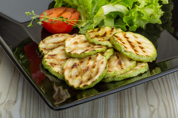 Grilled zucchini