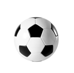 soccer ball on white