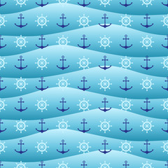 Seamless nautical pattern