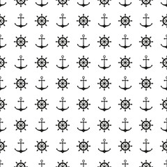 Seamless nautical pattern