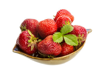 Strawberry in the bowl