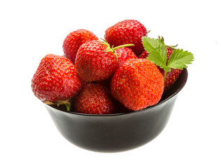 Strawberry in the bowl